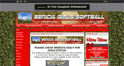 Desktop Screenshot of beniciafastpitch.com